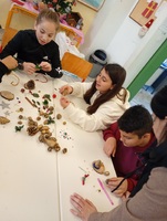 Χριστουγεννιάτικες κατασκευές με το το 29ο Δημοτικό Σχολείο Πατρών στο πλαίσιο του προγράμματος "Μια φορά ήταν η φύση"