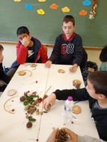 Χριστουγεννιάτικες κατασκευές με το το 29ο Δημοτικό Σχολείο Πατρών στο πλαίσιο του προγράμματος "Μια φορά ήταν η φύση"